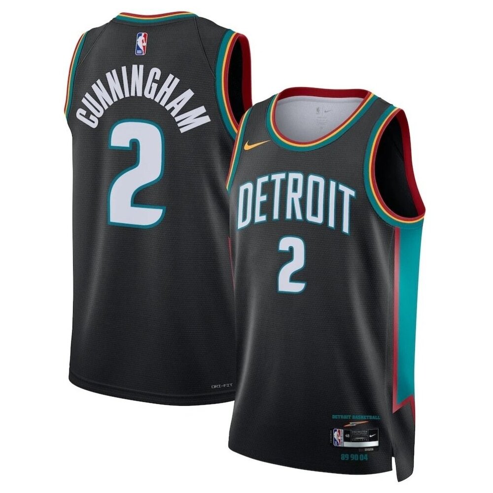 Cade Cunningham Detroit Pistons Nike City Edition Swingman Jersey - Large